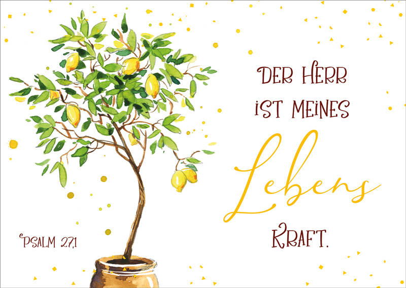 179731894 Postkarte "Zitronenbäumchen"