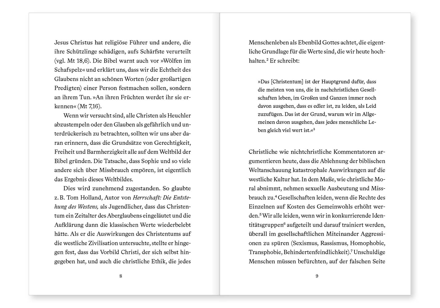 Ist das Christentum schlecht für die Welt?