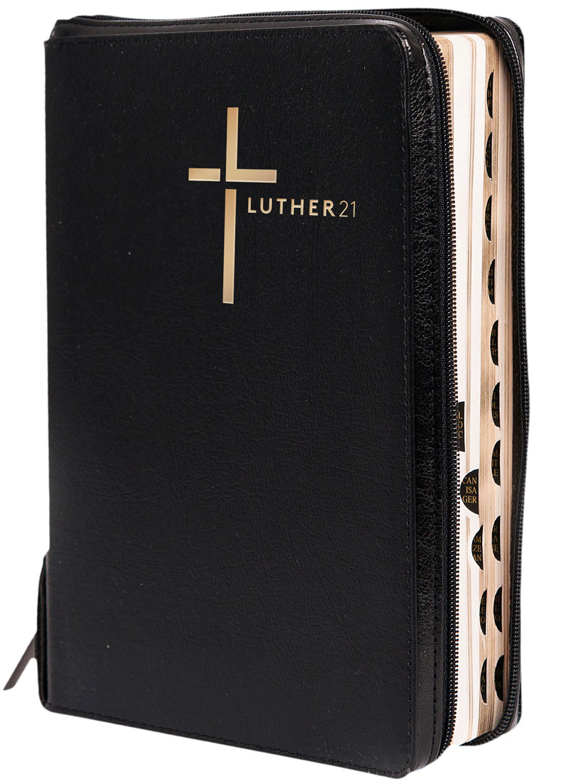 Luther21 - Taschenausgabe -  Lederfaserstoff schwarz