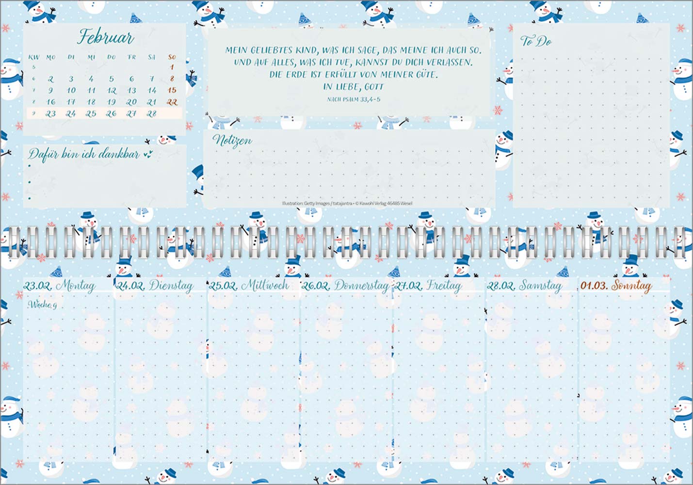 Meine fröhlich-bunte Segenswoche 2026 - Wochen-Tischkalender Meine fröhlich-bunte Segenswoche 2026 - Wochen-Tischkalender