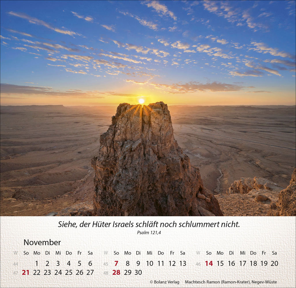 Israel Shalom 2027 - Tischkalender