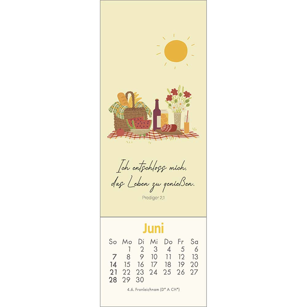 Mein wundervoller Lesezeichenkalender 2026