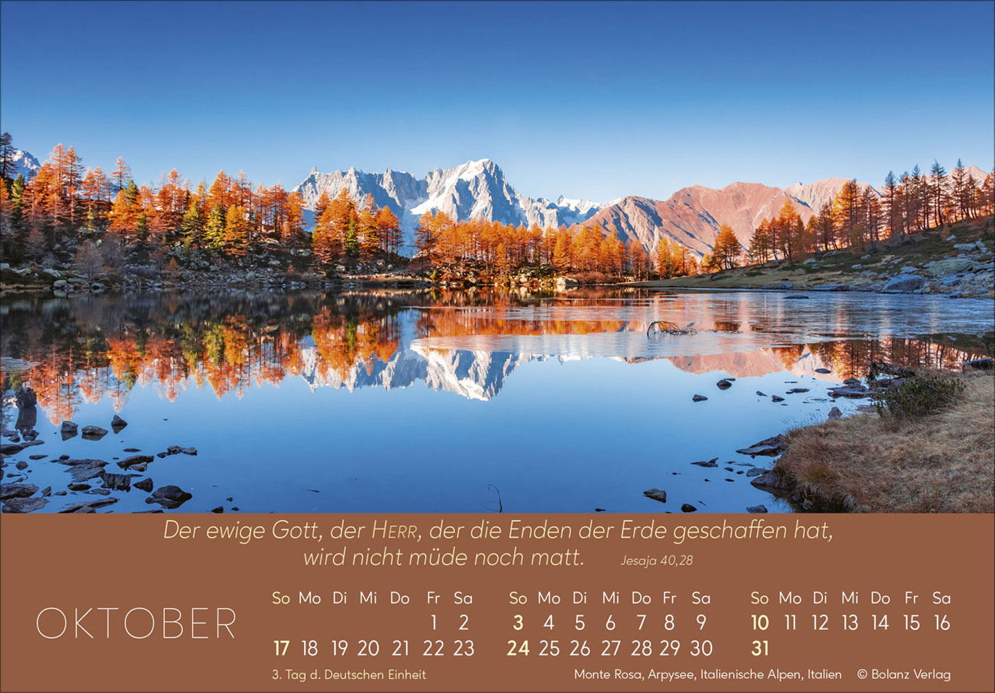 Ewigkeit im Herzen 2027 - Tischkalender