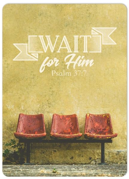 Postkarte - Big Blessing - Wait for him