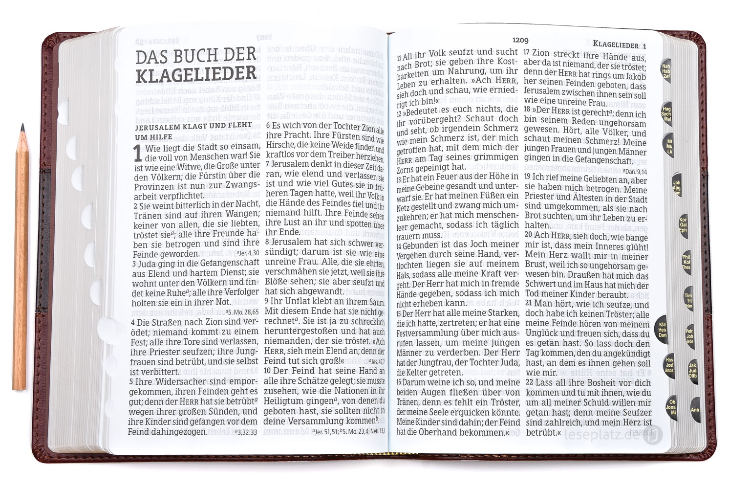 161115_07 Luther21 - Großdruckausgabe - Kunstleder braun/schwarz/braun