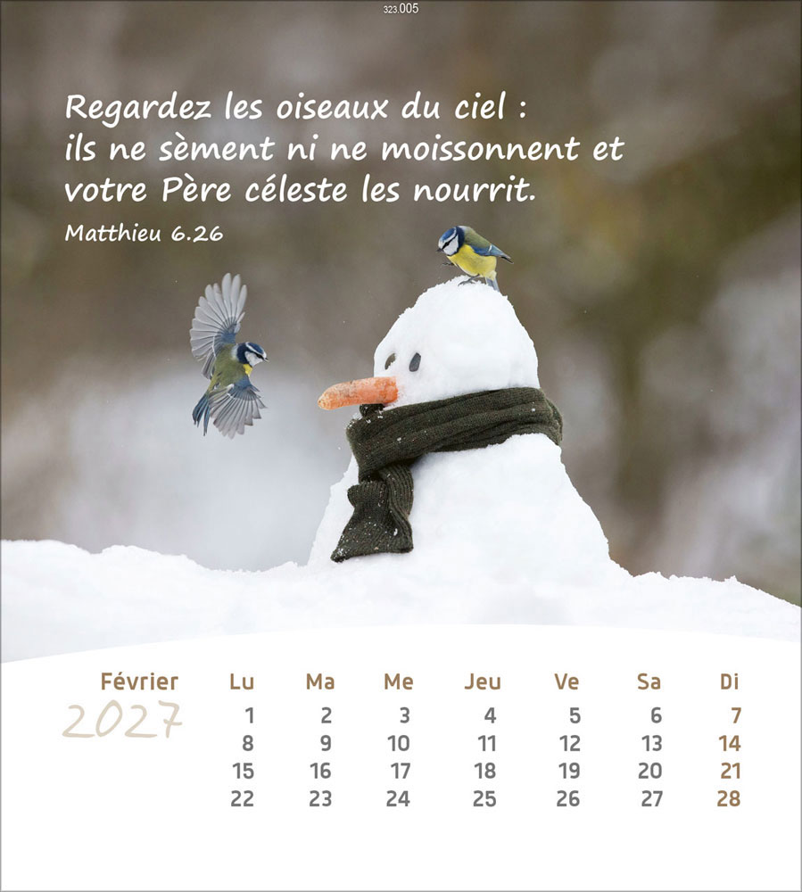 Leben für Dich 2027 - Verteilkalender (Französisch)