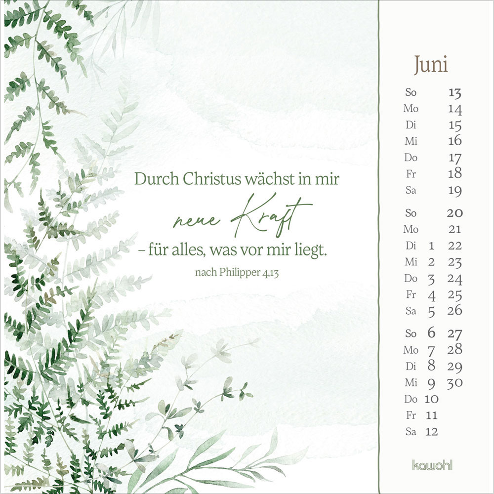 Vor dich bring ich, was mich bewegt 2027 - Postkartenkalender