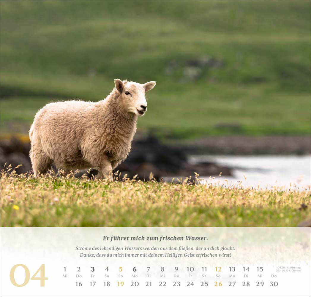 Psalm 23 - Wandkalender 2026