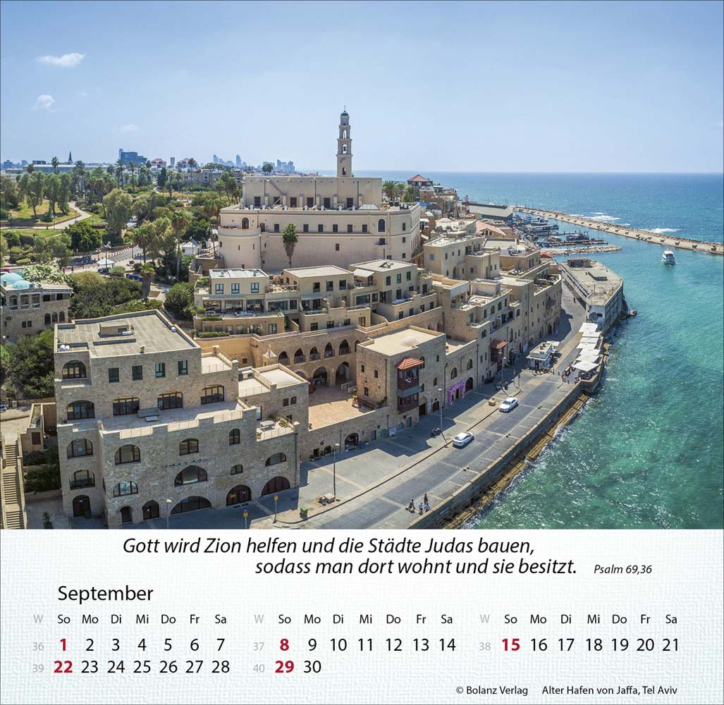 Israel Shalom 2024 - Tischkalender Israel Shalom 2024 - Tischkalender