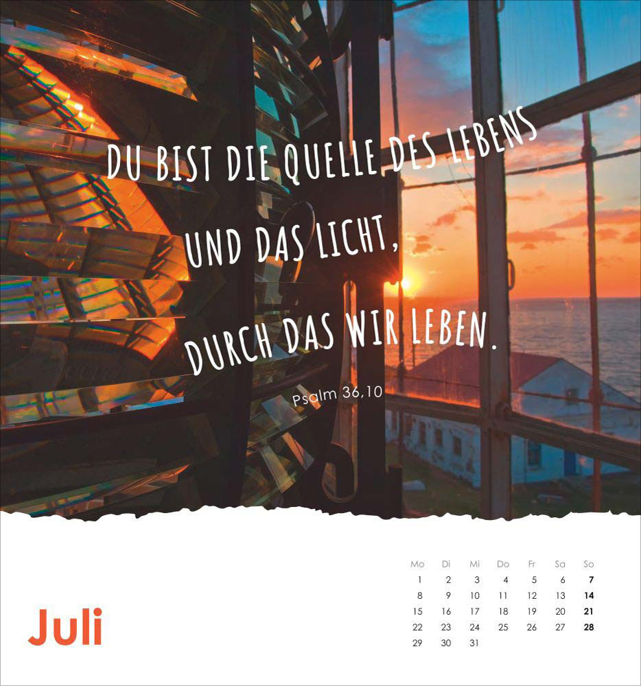 Lobe den Herrn, meine Seele 2024 - Wandkalender Lobe den Herrn, meine Seele 2024 - Wandkalender