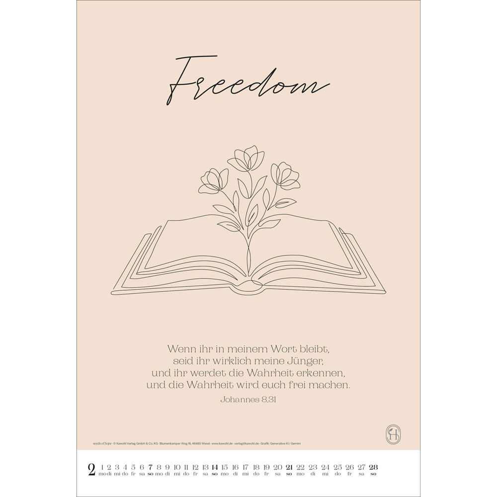Wonderfully created 2027 - Wandkalender