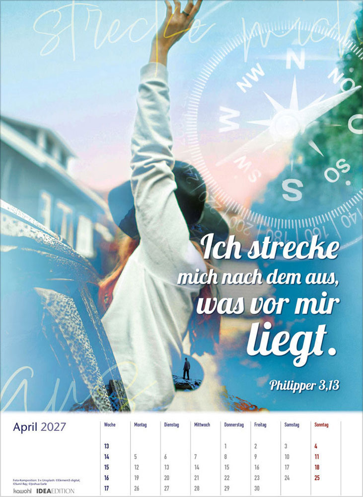 Auf seinem Weg 2027 - Wandkalender