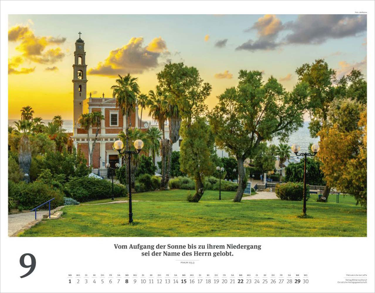 Israel 2024 - Wandkalender (Weiss) Israel 2024 - Wandkalender (Weiss)