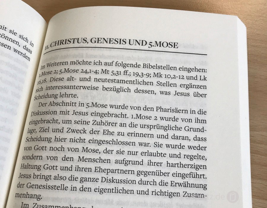 Ehe, Scheidung, Wiederheirat - und was die Bibel dazu sagt