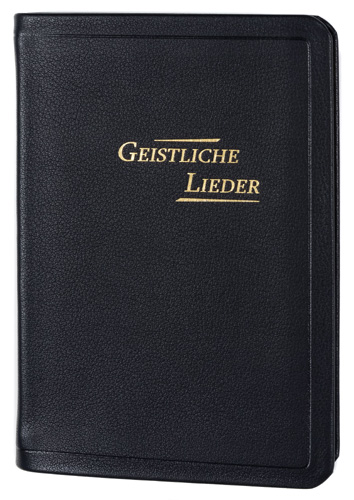 Geistliche Lieder - Kalbsleder / Schutzklappen - groß