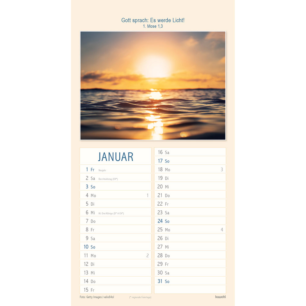 Meine Zeit in seinen Händen 2027 - Wandkalender