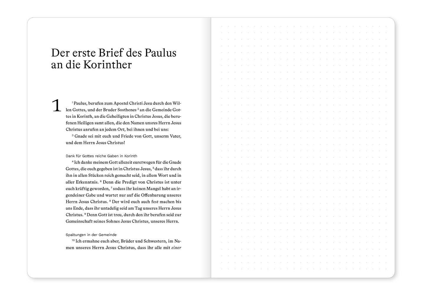 1. Korinther - Bibeljournal