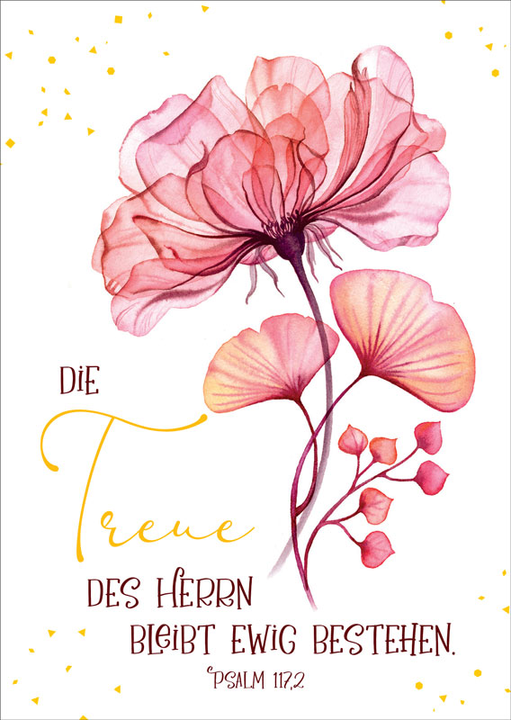 Postkarte "Treue des Herrn"