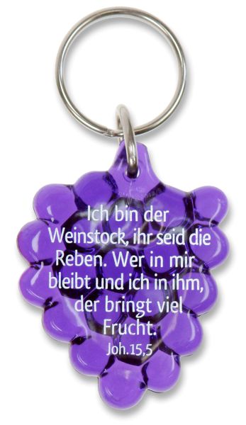 972982700-S-Anhaenger-Traube-Lila Schlüsselanhänger "Weintraube"