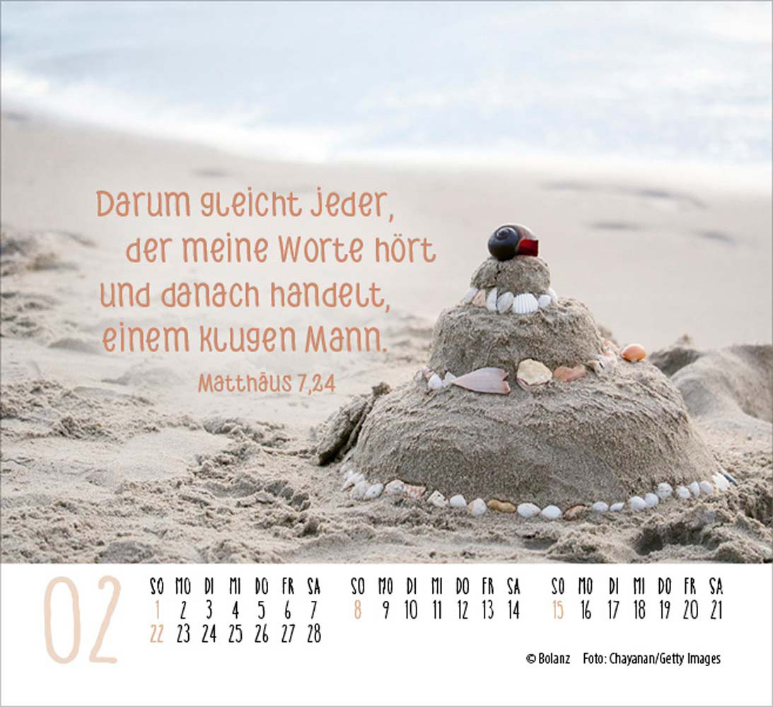 Zeit für Meer 2026 - Minikalender   