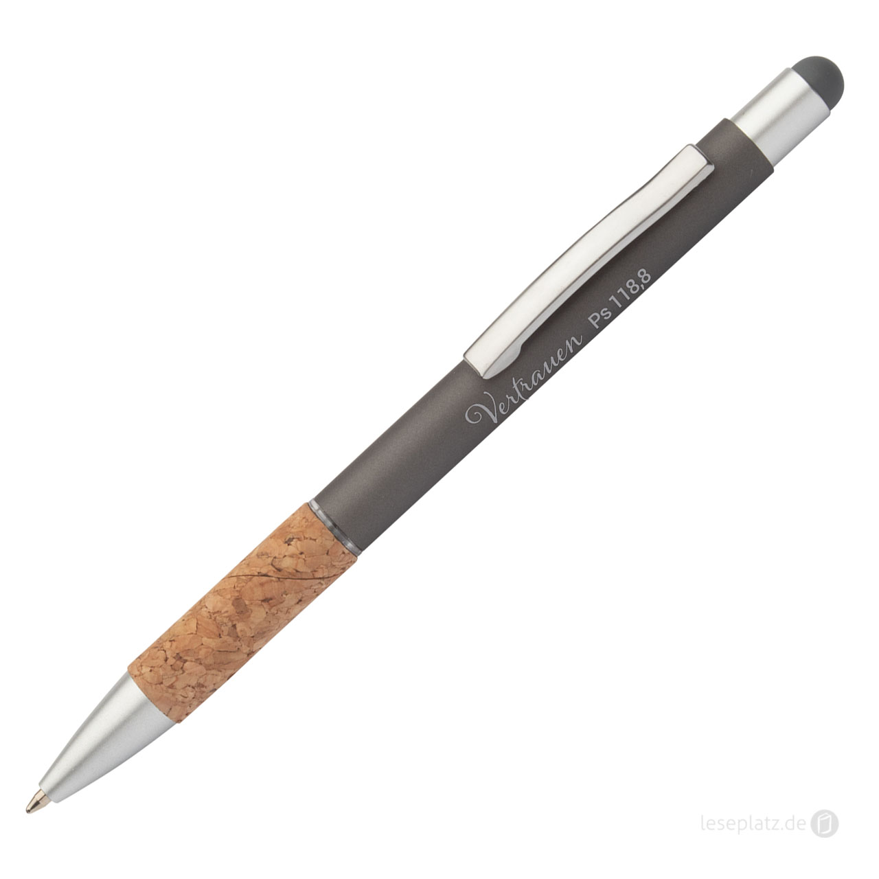 Kugelschreiber "Touch-Pen" grau