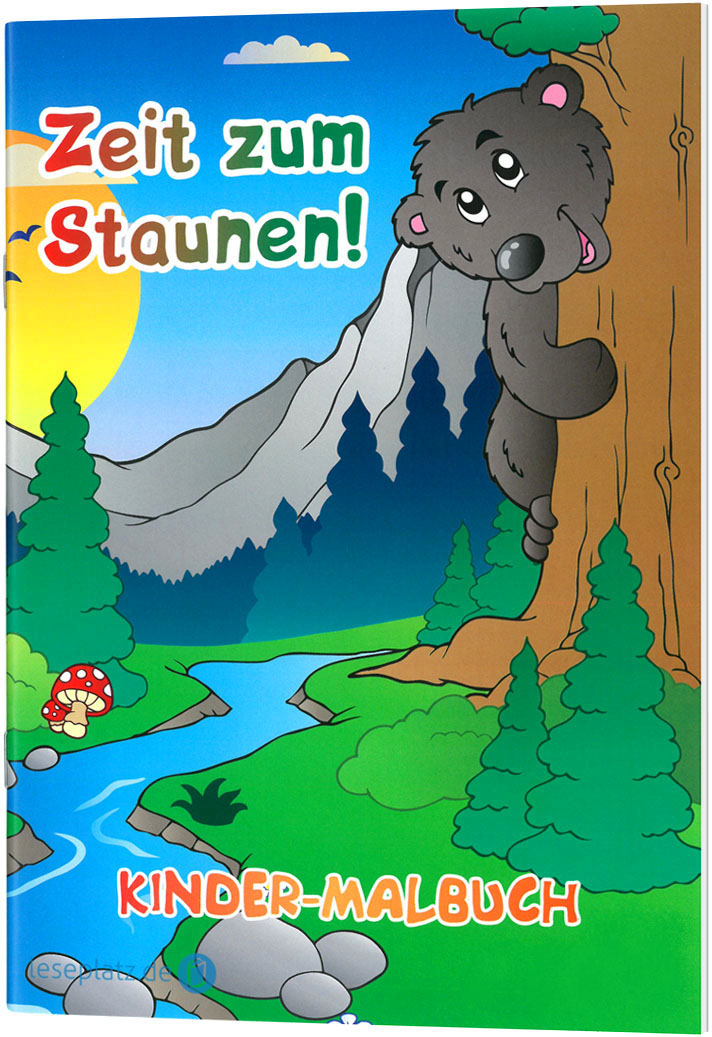 Zeit zum Staunen! - Kinder-Malbuch