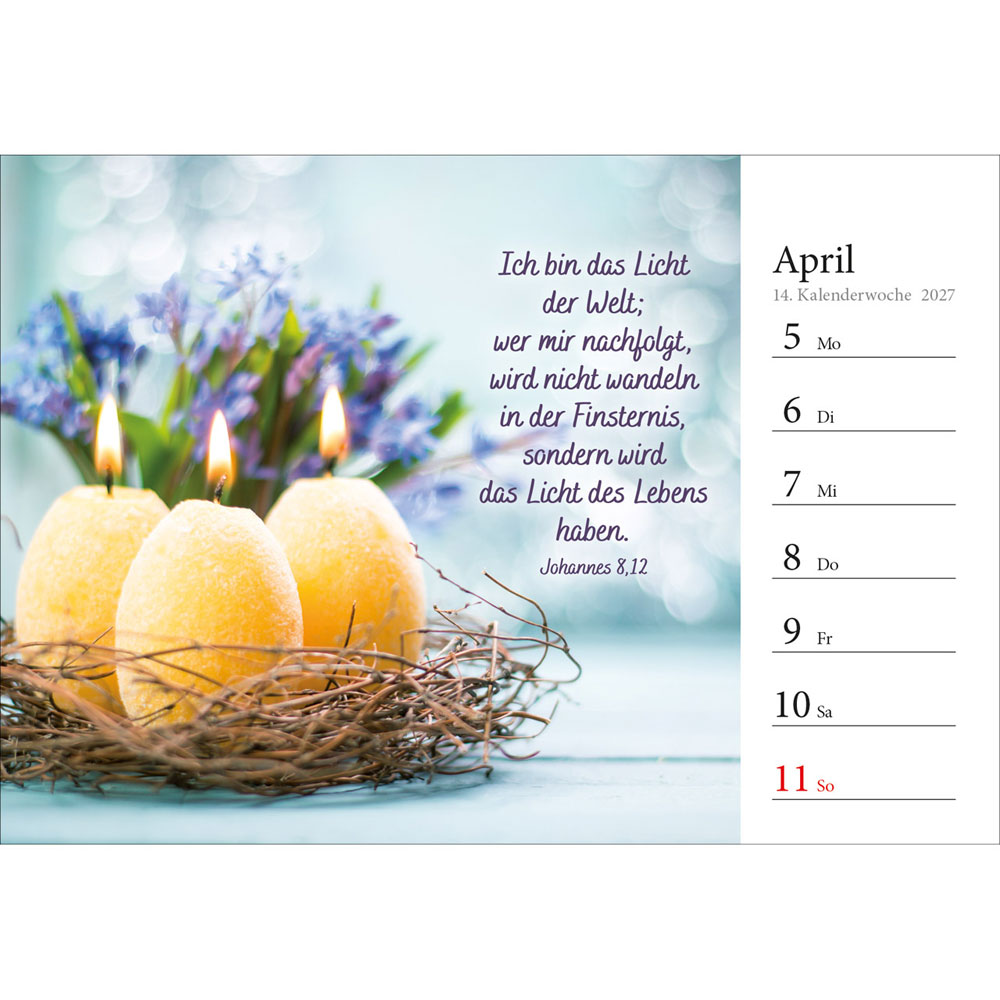 In deine Hand stell ich den Tag 2027