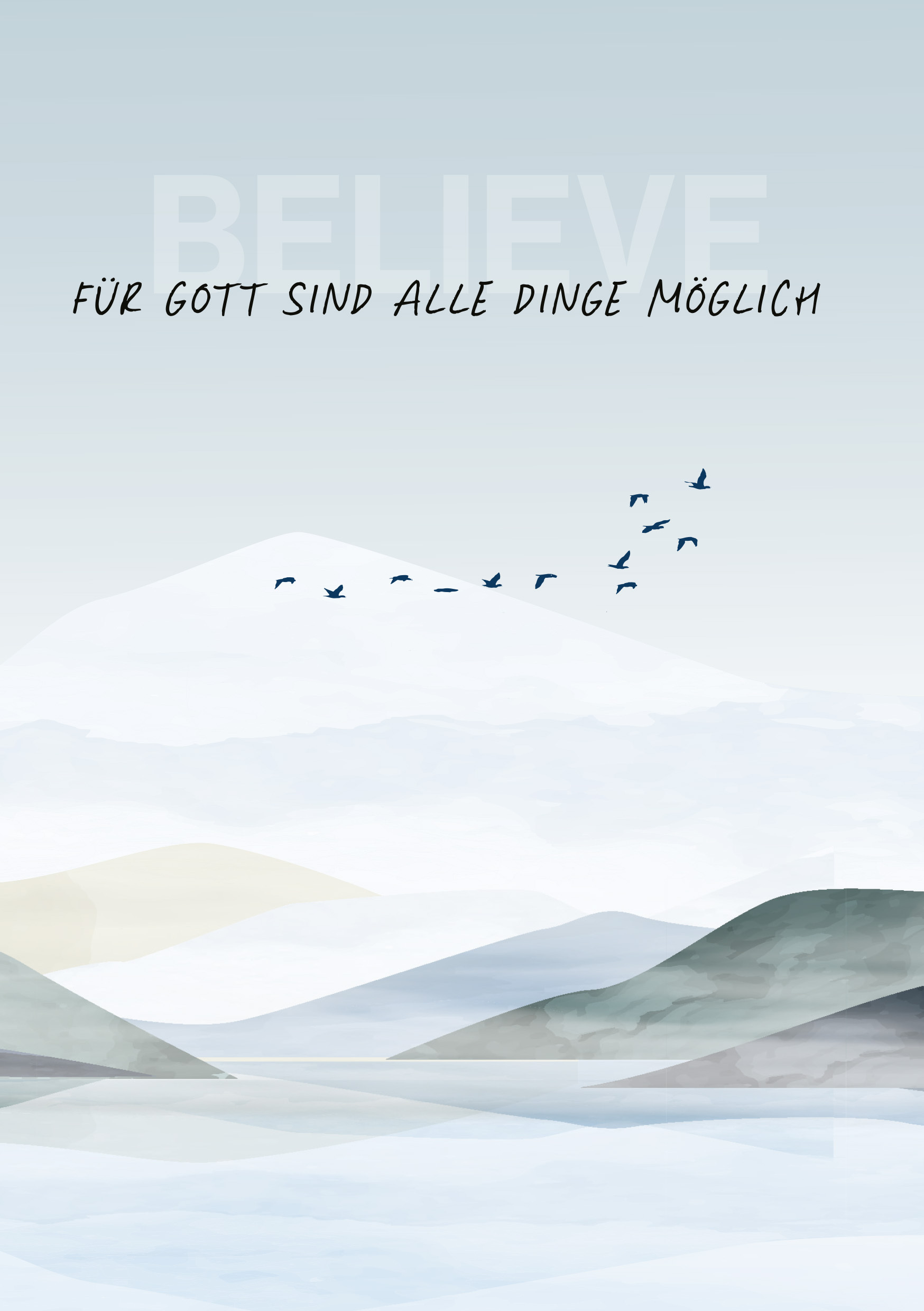 Für Gott sind alle Dinge möglich - Notizbuch