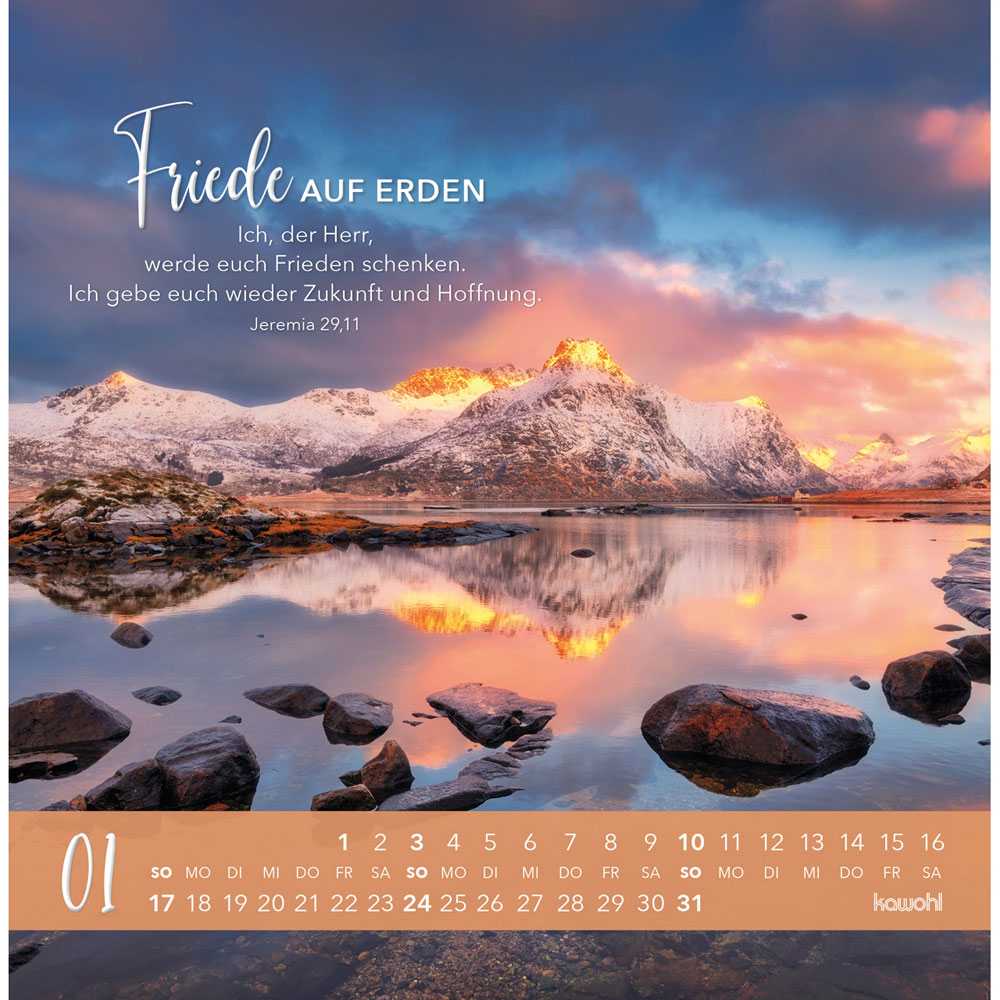 Die Liebe bleibt bestehn 2027 - Postkartenkalender