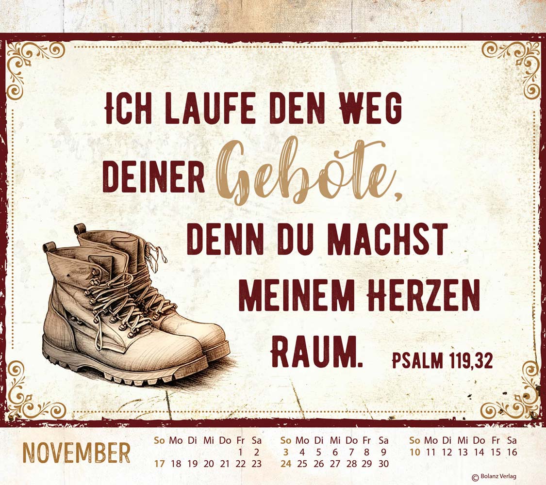 Starke Worte 2024 - Vintage - Tischkalender Starke Worte 2024 - Vintage - Tischkalender