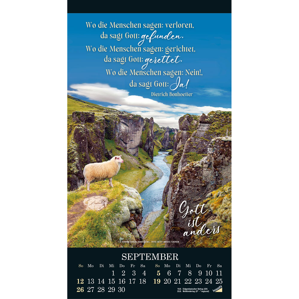 Die Wunder deiner Werke 2027 - Wandkalender