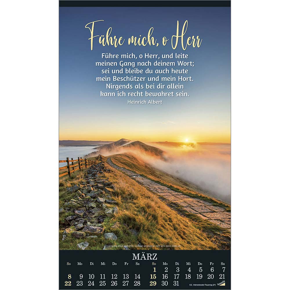 Alles in uns schweige 2026 - Wandkalender