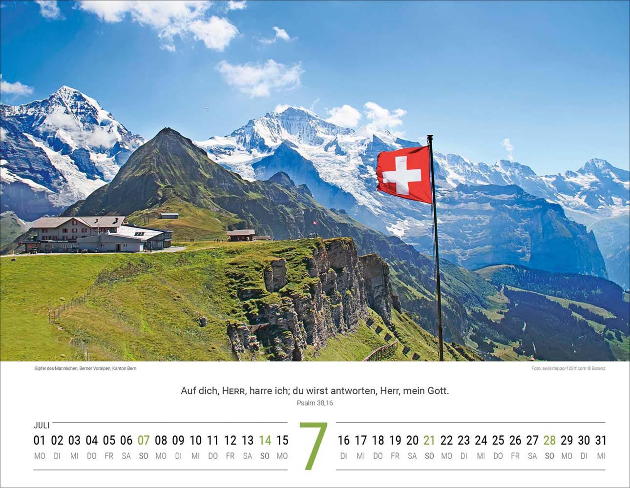 Schweizer Bildkalender 2024 Schweizer Bildkalender 2024