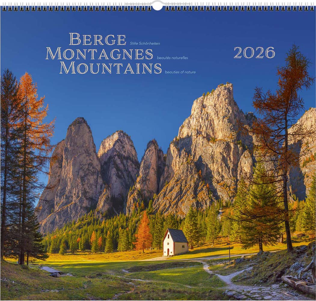 Berge 2026 - Wandkalender