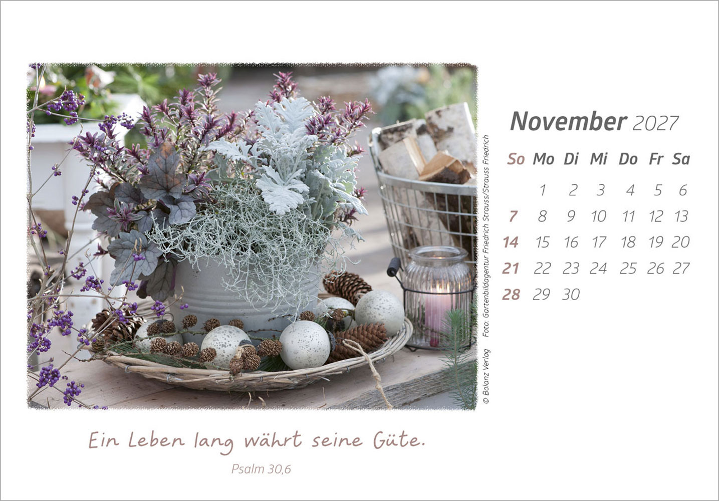 Die Güte Gottes preisen 2027 - Aufstellkalender