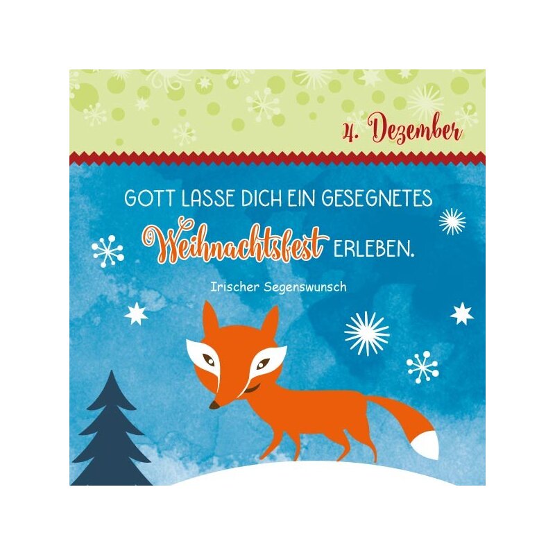Fröhliche Weihnachtszeit - Miniaufstellbuch