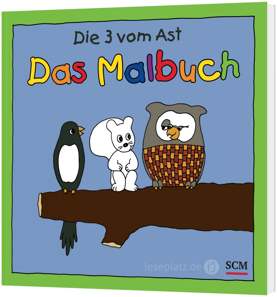 Die Drei vom Ast - Das Malbuch