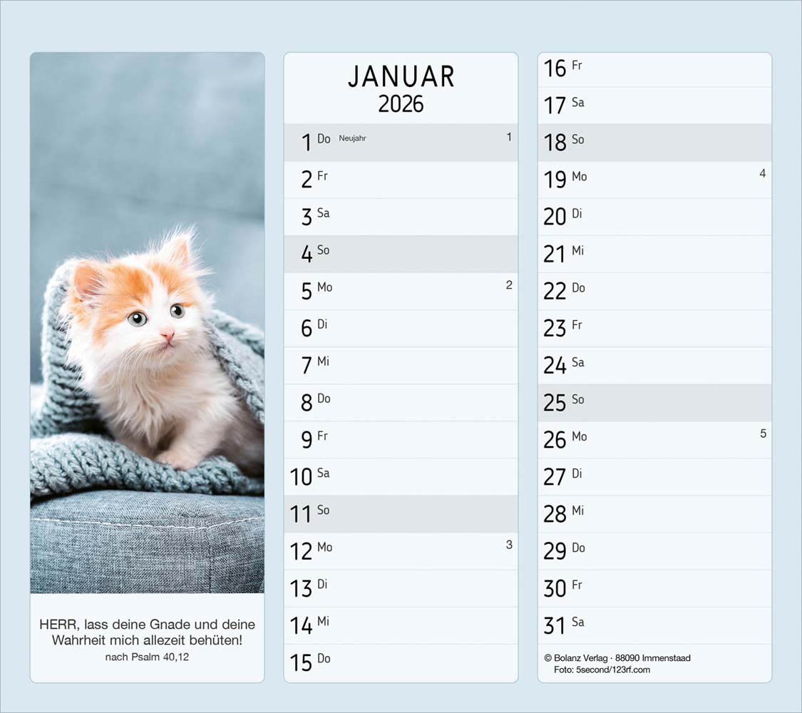 Vormerk-Kalender 2026 Vormerk-Kalender 2026