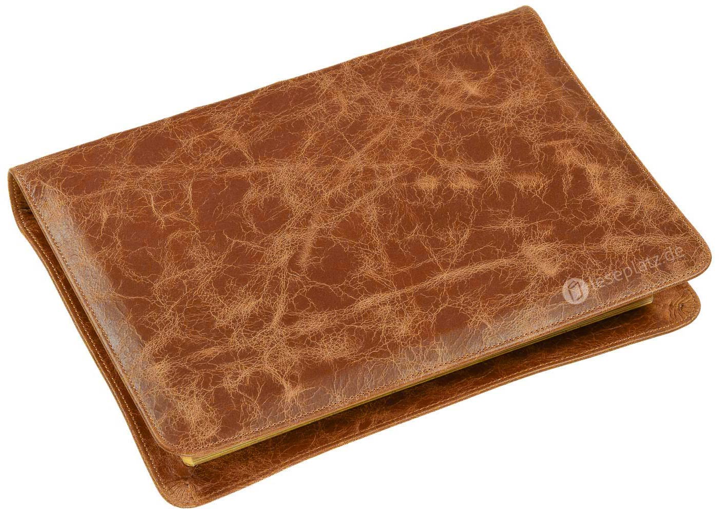 Elberfelder 2003 - gr.Schreibrandausgabe / Kalbsleder Toffee Unique Goldschnitt