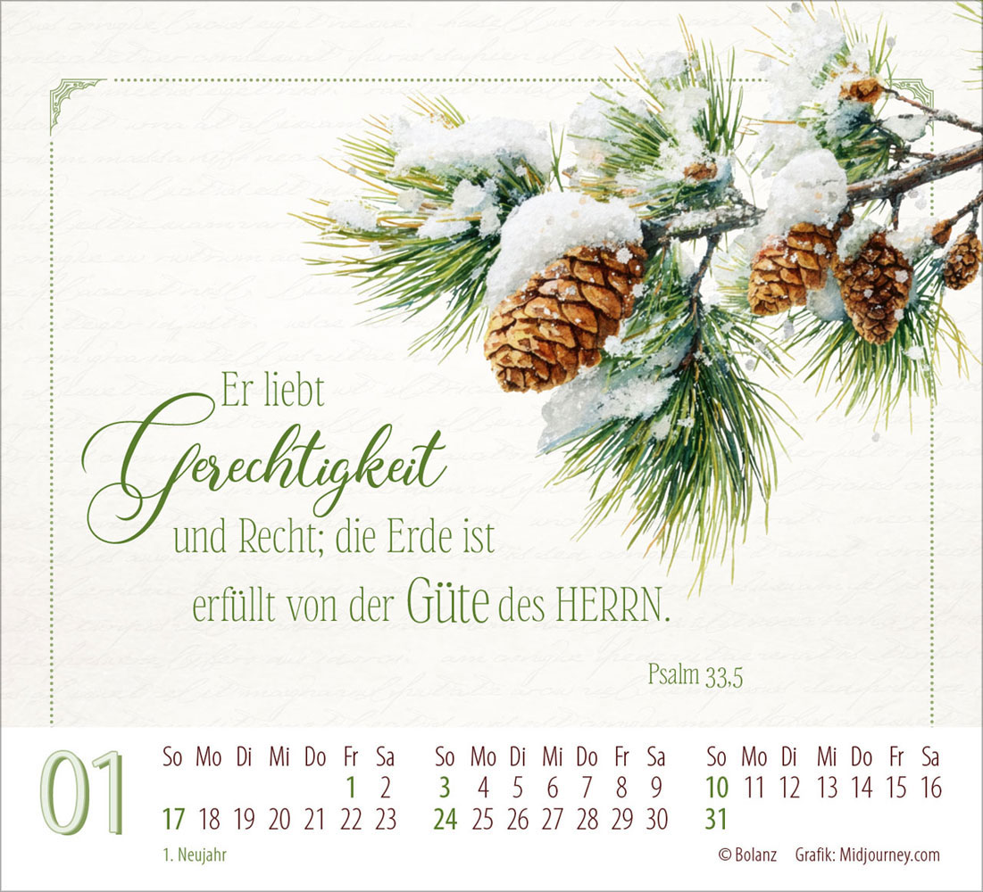 Poesie guter Worte 2027 - Minikalender