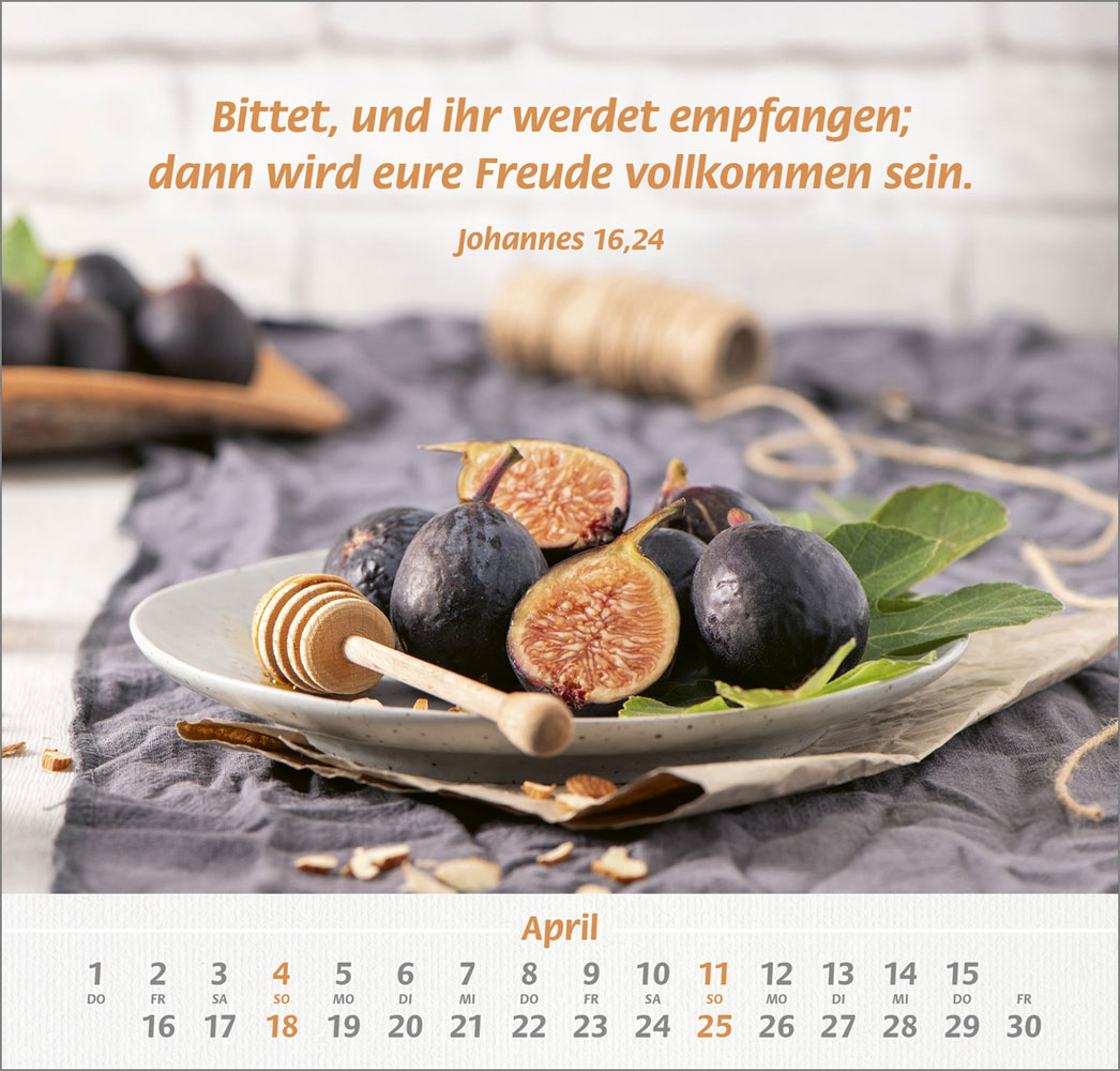 Denn du bist bei mir 2027 - Grossdruck-Kalender