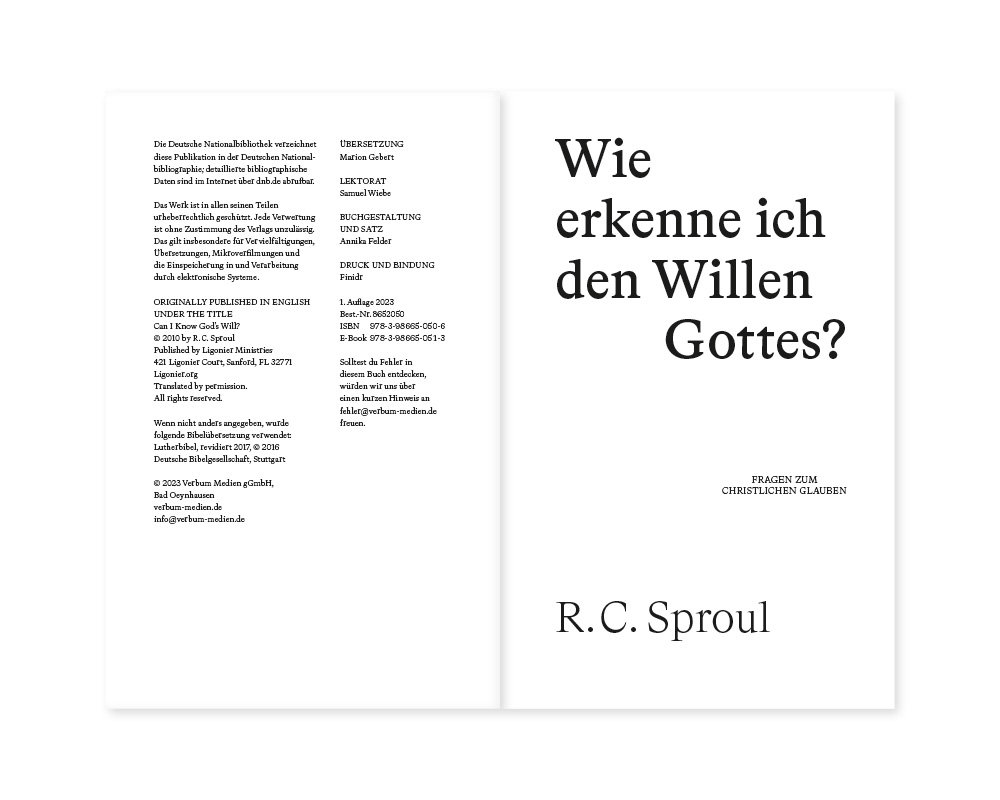 Wie erkenne ich den Willen Gottes?