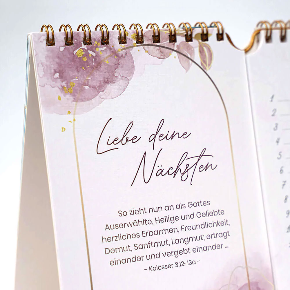 Geburtstagskalender "Ermutigung" - Tischkalender