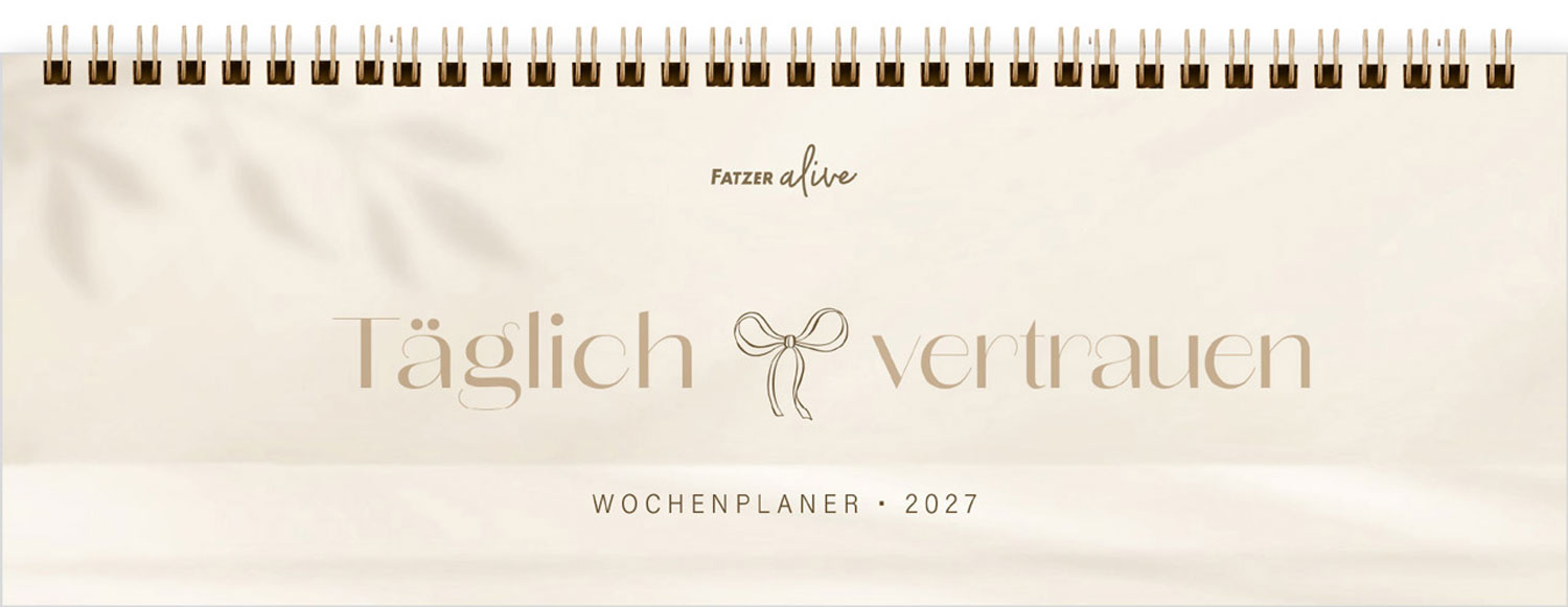 Täglich vertrauen 2027 - Wochenkalender