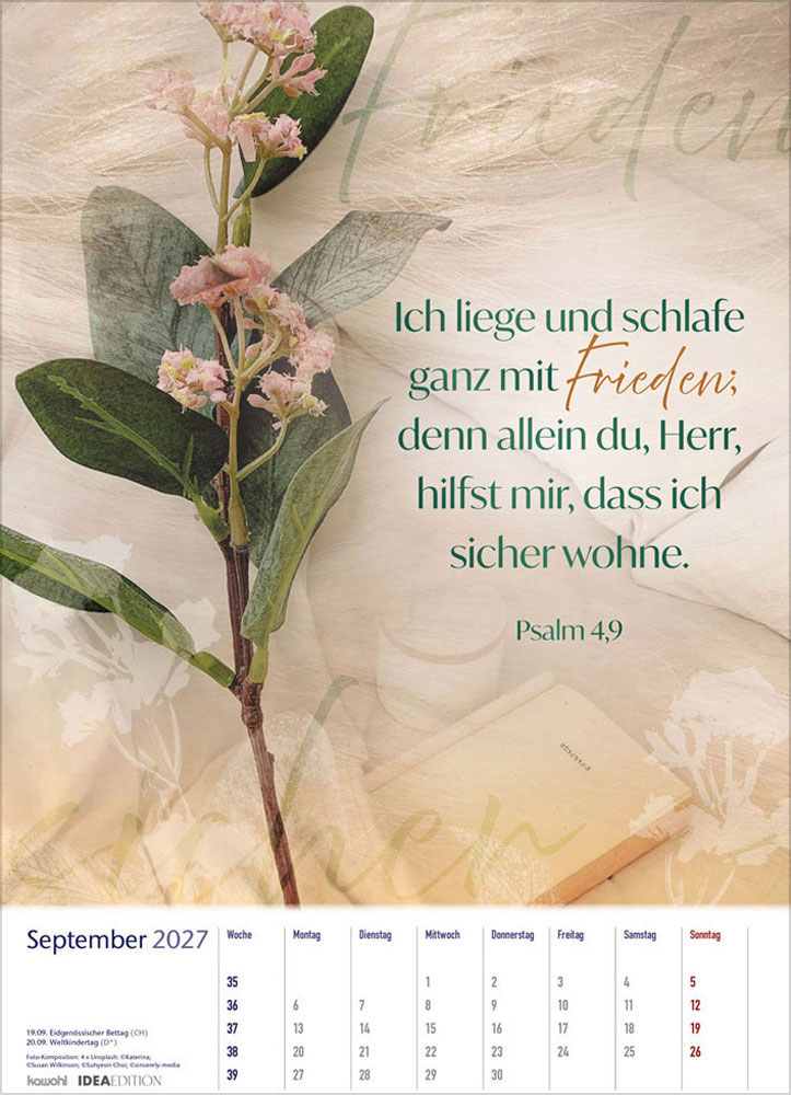Auf seinem Weg 2027 - Wandkalender