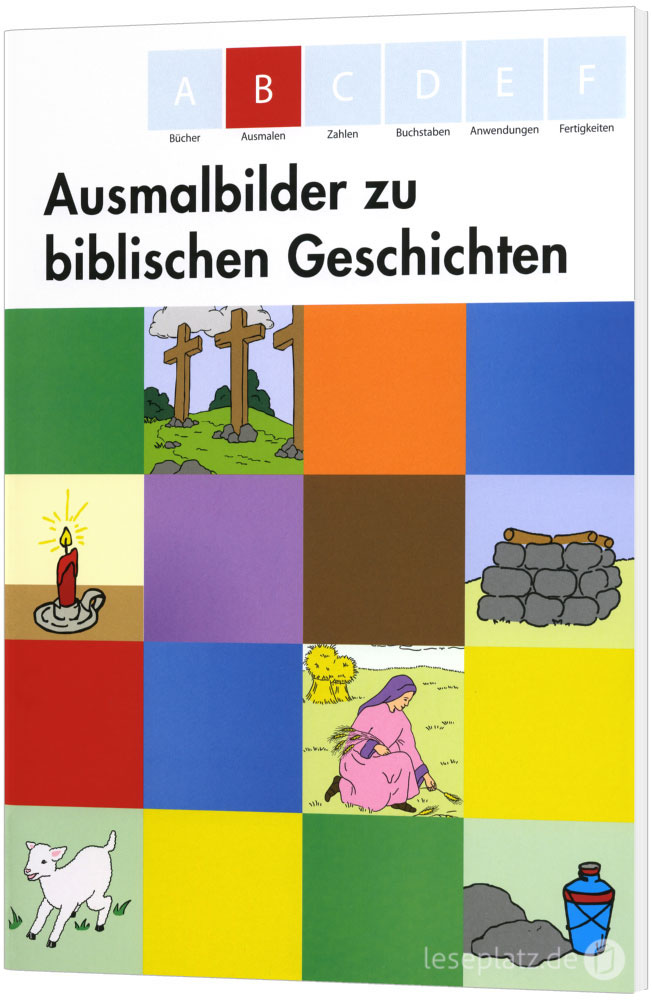 Ausmalbilder zu biblischen Geschichten / Heft B