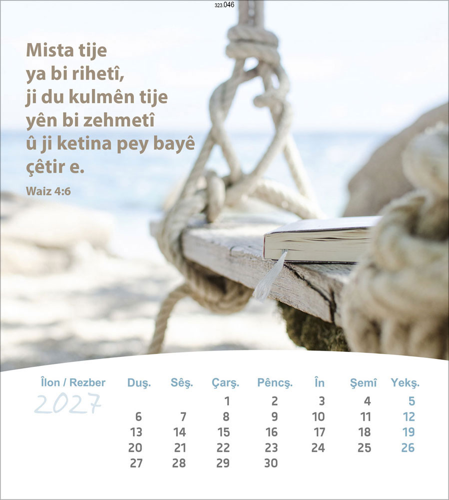 Leben für Dich 2027 - Verteilkalender (Kurdisch-Kumandschi)
