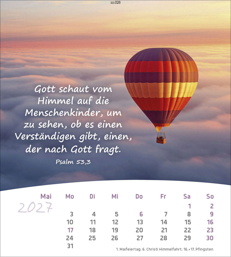 Leben für Dich 2027 - Verteilkalender