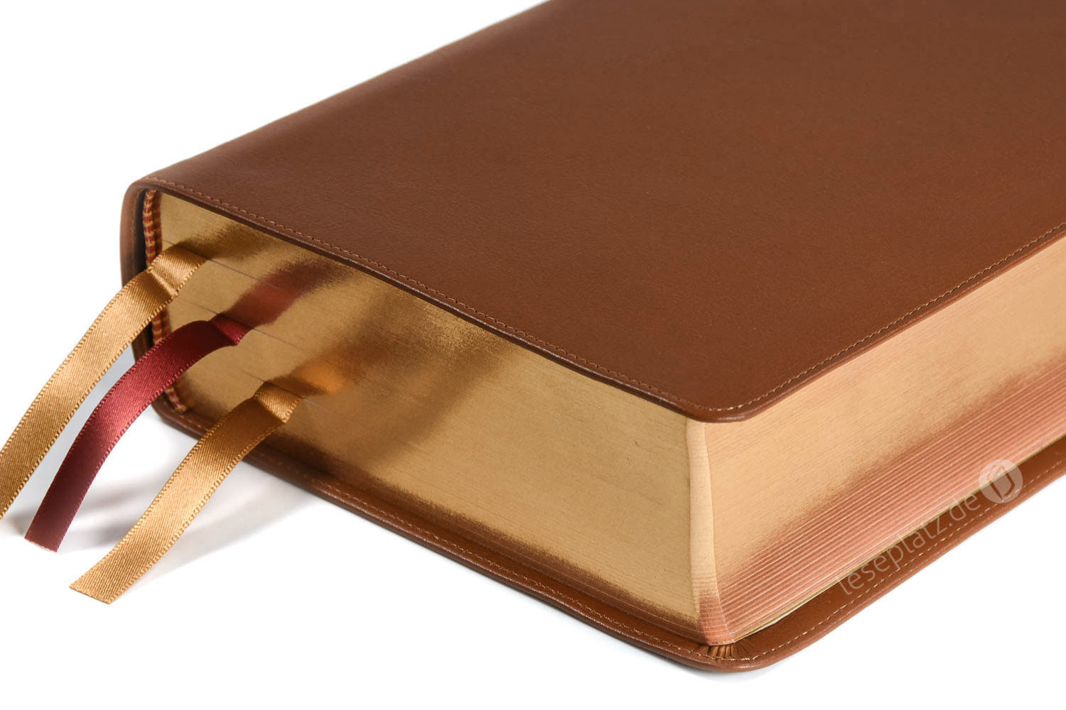 257154-04 Elberfelder 2003 - Standardausgabe mit Notizseiten / Leder hellbraun / Rotgoldschnitt