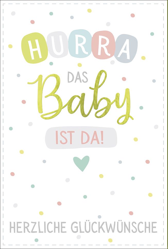 179711787 Doppelkarte "Hurra"